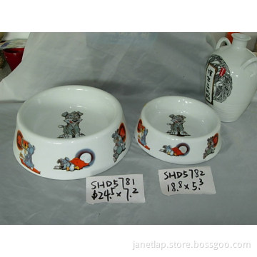 Ceramic Dog Bowls (CY-P5781)